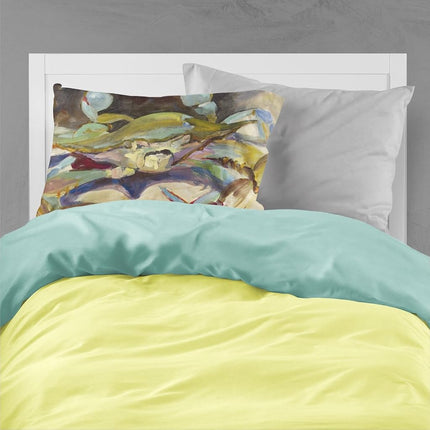 Caroline's Treasures JMK1101PILLOWCASE Taie d'oreiller standard en tissu queue de crabe bleu, taie d'oreiller décorative légère, super douce, facile d'entretien, standard,