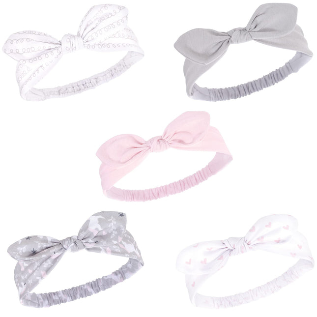 Hudson Baby Knotted Jersey Headband, Gray Unicorn,