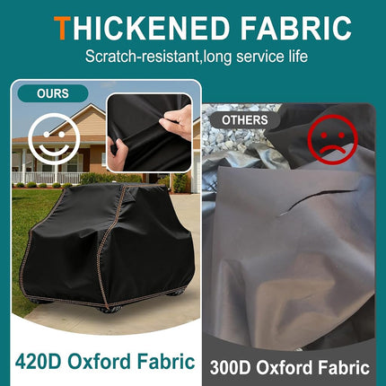 QYMOTO CFMOTO UTV Cover Heavy Duty All Weather Storage Cover Fits for Uforce Zforce 500 600 800 950 1000 2 Seater Cover Windproof Rainproof