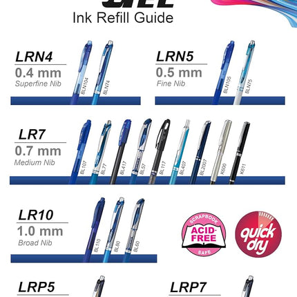 Pentel 1.0mm Energel Refill - Blue