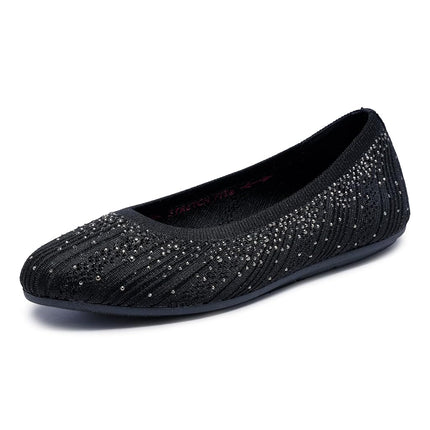Skechers Women's Cleo 2.0-Glitzy Daze Ballet Flat,