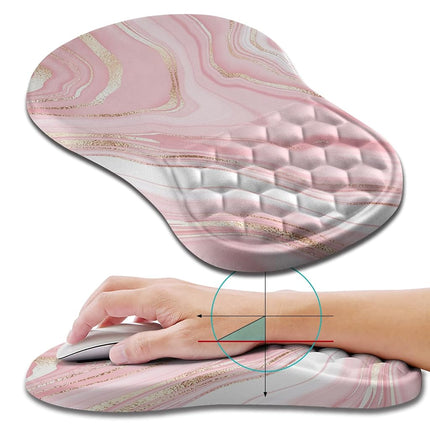 Hokafenle Ergonomic Mouse Pad Wrist Support, Wrist