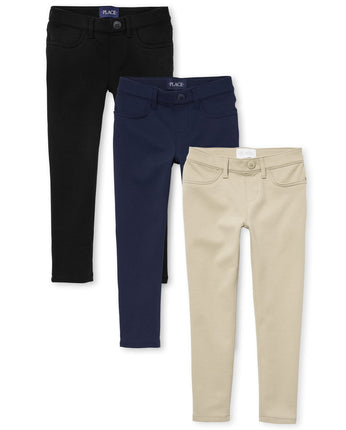 The Children's Place Girls' Ponte Knit Pull on Jeg