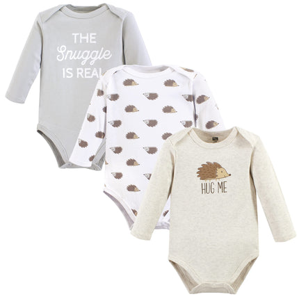 Hudson Baby unisex-baby Cotton Long-sleeve Bodysui