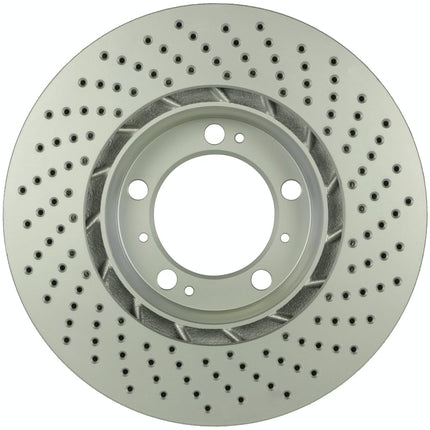 Bosch 42011136 QuietCast Premium Disc Brake Rotor For Porsche: 1999-2010 911, 2000-2016 Boxster, 2006-2012 Cayman; Front Left