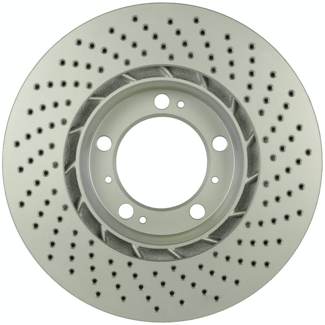 Bosch 42011136 QuietCast Premium Disc Brake Rotor For Porsche: 1999-2010 911, 2000-2016 Boxster, 2006-2012 Cayman; Front Left