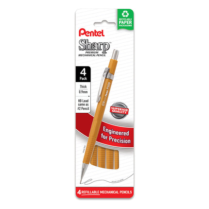 Pentel Sharp Mechanical Pencil, (0.9mm), Bold Line
