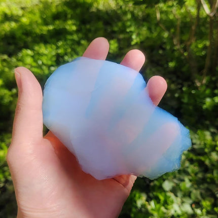 80ML Aerogel Blocks Nanogel Granules (Frozen Smoke Blue Smoke) The lightest Solid in The World NASA Insulation Material