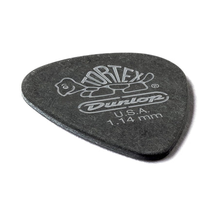 Dunlop 488R1.14 Tortex® Pitch Black, 1.14mm, 72/Bag, 23488114033