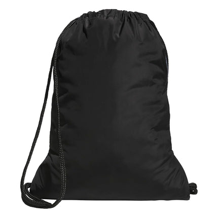 adidas Alliance Sackpack, Drawstring Backpack, Lightweight Small Gym Bag for Women and Men, Twill Onix Grey/Black, One Size, Alliance Sackpack – Drawstring Backpack Small Bag for Men and Women