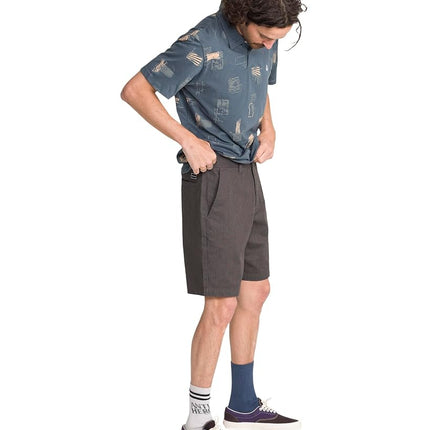 Volcom Men's Frickin Drifter 20" Chino Walk Short, Charcoal Heather-New, 36
