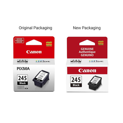 Canon Genuine Ink Cartridge PG-245XL Black, High-Yield (1 Count), Canon Printer Ink for PIXMA TR4520 / TS3120 / TS3220 Series Printers – Original Canon Ink for Crisp, Sharp Text