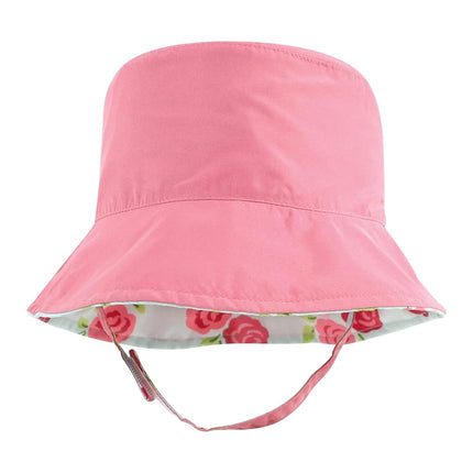 Chapeau de soleil Hudson Baby pour bébé fille, motif léopard floral menthe, 12-24 mois
