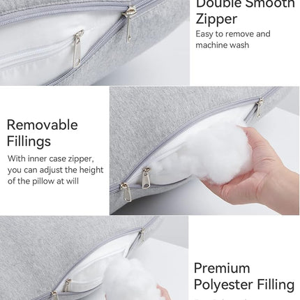 Momcozy Pregnancy Pillow for Sleeping - U Shaped Full Body Maternity Pillow