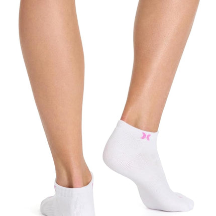Hurley Women's 8 Pack Sport Ultra Soft Low Cut Socks, White/Orchid/Sunkissed, 8-10 UK