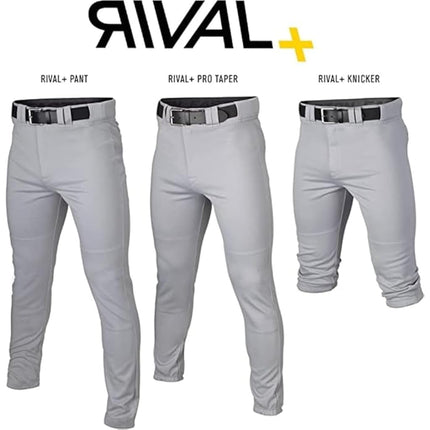 Easton Rival+ Knicker Baseball Pant | Adult Sizes | Solid & Piped Options