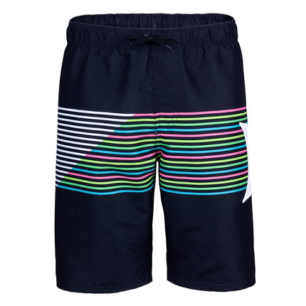 Hurley Boys' Pull on Swim Trunks, Black/Slash, Large