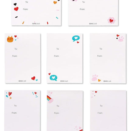 American Greetings Valentines Day Cards for Kids School and Classroom Exchange, Animals (40-Count)