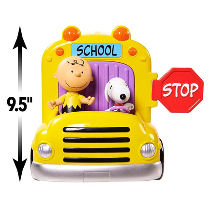 Peanuts Charlie Brown School Bus Playset