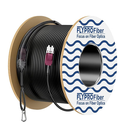 FLYPROFiber- 50m/164ft OD-5mm OM4 Fiber LC to LC A