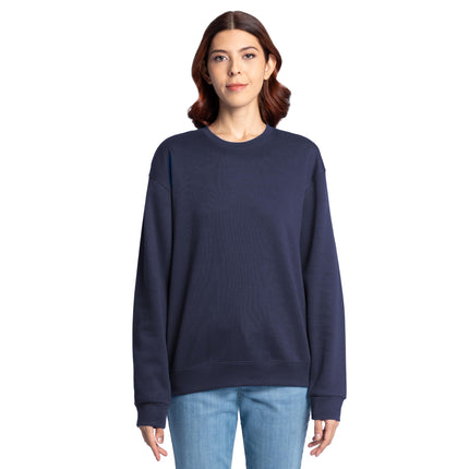 Fruit of the Loom Men's Eversoft Fleece Crewneck Sweatshirts, Moisture Wicking & Breathable, Sizes S-4x Shirt, Navy, 4XL