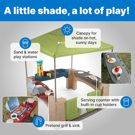 Step2 874100 All Around Playtime Patio with Canopy Playset