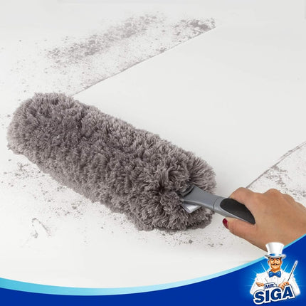 MR.SIGA Lint Free Microfibre Duster, Washable Duster for Household Cleaning