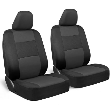 BDK PolyPro Car Seat Covers Front Set in Charcoal 