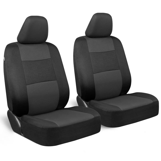 BDK PolyPro Car Seat Covers Front Set in Charcoal 