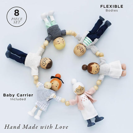 Le Toy Van My Family Set of 4 Budkin Figures, 4 inches (P053)