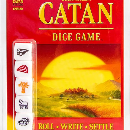 CATAN | Dice Game- Clamshell | Dice Games | Ages 7+ | 1-4 Players | 15-30 Minutes Playing Time