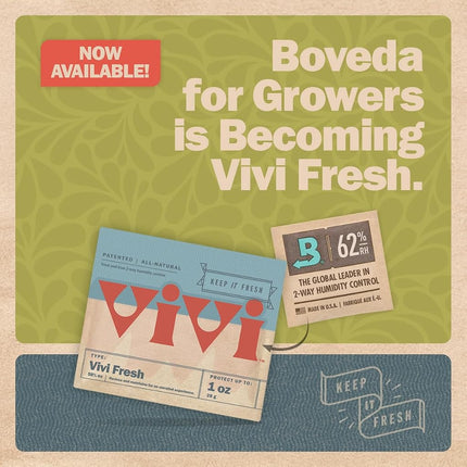 Boveda 62% RH Size 8-10 Pack Two-Way Humidity Control Packs - For Storing 1 oz - Moisture Absorber for Small Storage Containers - Humidifier Packs - Hydration Packets w/Resealable Bag