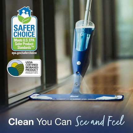 Bona Premium Spray Mop with Bona Hardwood Floor Cleaner Concentrate