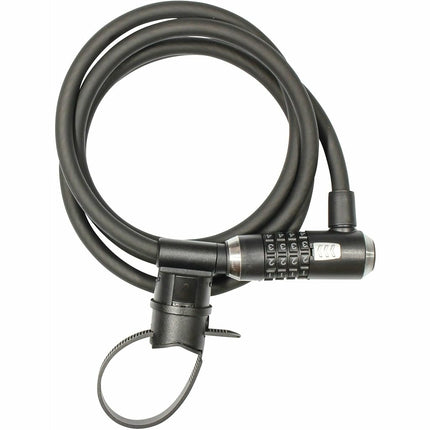 Kryptonite KryptoFlex 1218 Combo Cable Bicycle Lock, Black, 12mm x 183cm