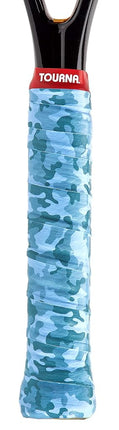 Tourna Soft Tac Blue Camo Overgrip for Tennis and Pickleball