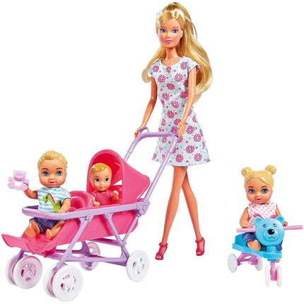 Simba 105736350 Steffi Love Baby World Puppe Doll, light, Piccolo, Pink