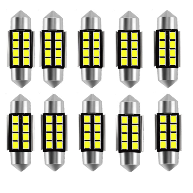 WLJH 31mm LED Festoon Bulb Extremely Bright Canbus