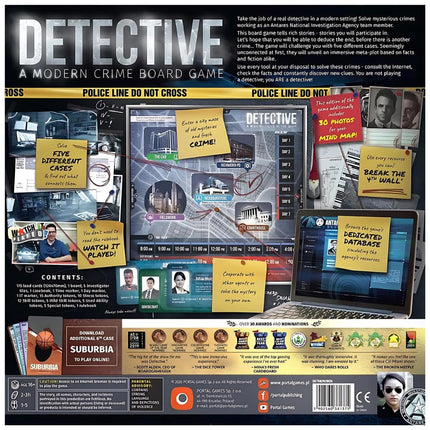 Portal Games Detective: A Modern Crime Board Game for 16+