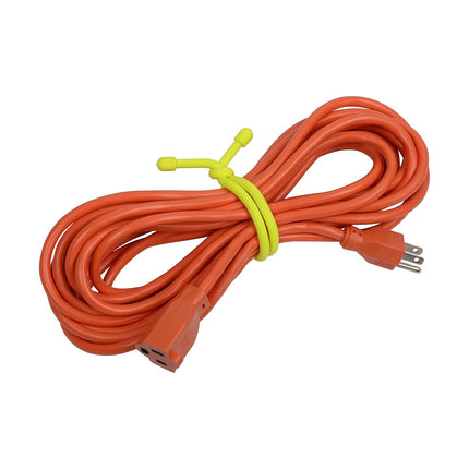 Nite Ize GT18-33-2R3 Original Gear, Reusable Rubber, 18 Inch, 2-Pack, Neon Yellow, Made in The USA Twist Tie, 2 Count (Pack of 1)