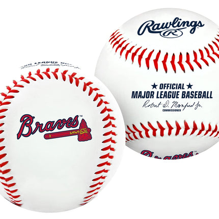 Rawlings MLB Atlanta Braves Team Logo Baseball, Of