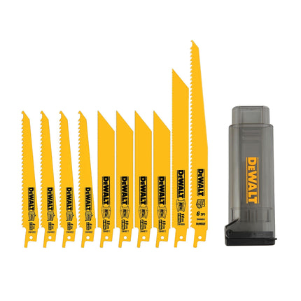 DEWALT Reciprocating Saw Blades, Bi-Metal Set with
