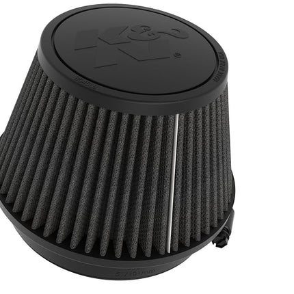 K&N Black Universal Dryflow Conical Air Filter 127mm flange, 165mm base, 114mm top, 102mm height (RU-3120HBK)
