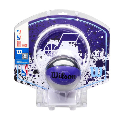 Wilson NBA Team Mini Hoop, Utah Jazz, Purple