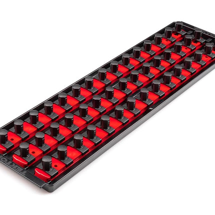 TEKTON 1/2 Inch Drive 3-Rail Socket Organizer Set,