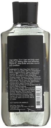 Bath Body Works Noir for Men 10.0 oz 2 in 1 Hair Body Wash by Bath & Body Works