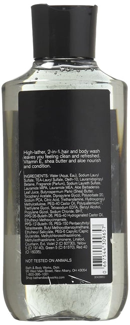 Bath Body Works Noir for Men 10.0 oz 2 in 1 Hair Body Wash by Bath & Body Works
