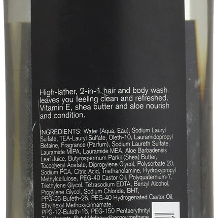 Bath Body Works Noir para Hombre 10.0 oz Gel de Ducha y Champú 2 en 1 de Bath & Body Works