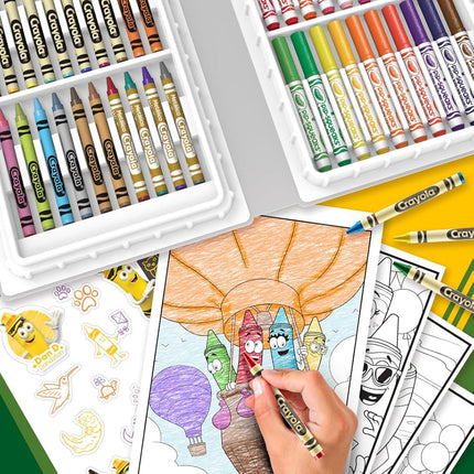 Crayola Coloring Set with Limited Edition Yellow Art Case, Limited Edition Crayons, 50+ Pieces, Gifts for Kids