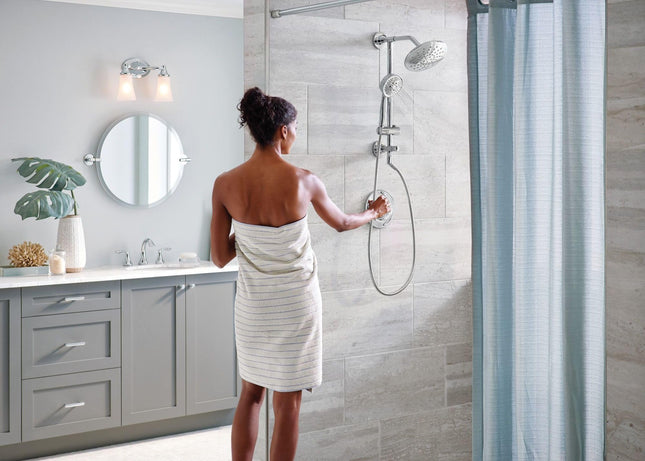 Moen 164927 Replacement 4-Function Handheld Showerhead, Chrome