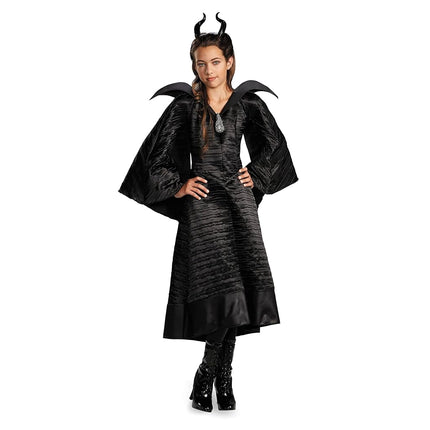 DISGUISE Maleficent Christening Black Gown Deluxe Costume for Girls